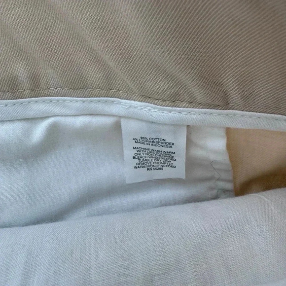 Express Khaki Beige Midi Full Button Skirt Size 4 y2k Business Casual - Picture 5 of 9